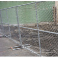 Chain Link Zaun Portable Panels, Kettenglied Temporäre Zaun, temporäre Kette Link Zaun, verzinkte Kette Link Fechten